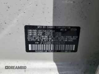 2024 Subaru Impreza z VIN JF1GUABC2R8864312, wystawiony jako Copart lot #58228715 z przebiegiem 24 835 mil mil oraz Szkoda całkowita • Salvage title. Historia ofert i sprzedaży dostępna na DreamBid. Obrazek 12.