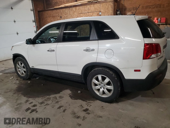 2013 Kia Sorento LX with VIN 5XYKTCA67DG343893, listed as a Copart auction lot 49951445 with 91,981 mi miles and Salvage Title. Bid and sale history available at carsss.com. Image 2.