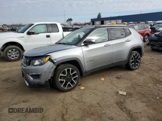 2018 Jeep Compass Limited с VIN 3C4NJDCB4JT200410, выставлен на аукционе Copart как лот 52582405 с пробегом 92 182 миль миль и Списание • Salvage title. История ставок и продаж доступна на DreamBid. Изображение 1.