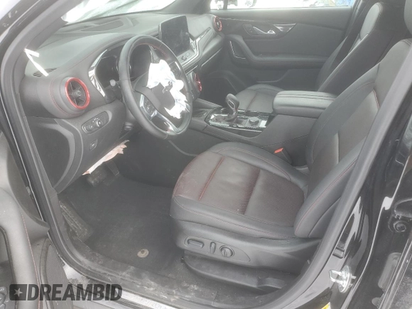 2024 Chevrolet Blazer RS with VIN 3GNKBKRS4RS181104, listed as a Copart auction lot 44614225 with 10,494 mi miles and Salvage title. Bid and sale history available at DreamBid. Image 7.