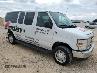2014 Ford Econoline Passenger XL with VIN 1FBNE3BL4EDA25746, listed as a Copart auction lot 69606994 with 107,842 mi miles and Salvage Title. Bid and sale history available at carsss.com. Image 4.