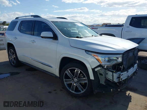 2017 GMC Acadia Denali with VIN 1GKKNXLS0HZ300763, listed as a IAAI auction lot 42035101 with 65,312 mi miles and . Bid and sale history available at carsss.com. Image 1.