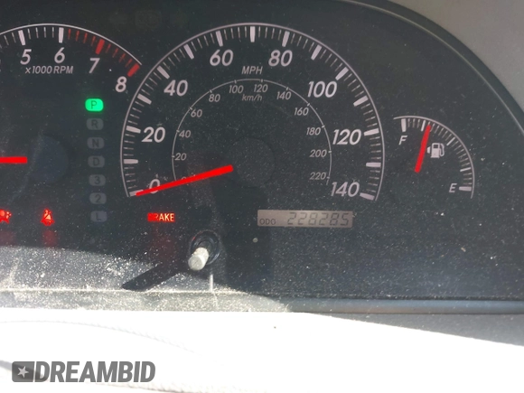 2005 Toyota Camry LE z VIN 4T1BE30K65U543152, wystawiony jako IAAI lot #42183864 z przebiegiem 228 285 mil mil oraz . Historia ofert i sprzedaży dostępna na DreamBid. Obrazek 15.