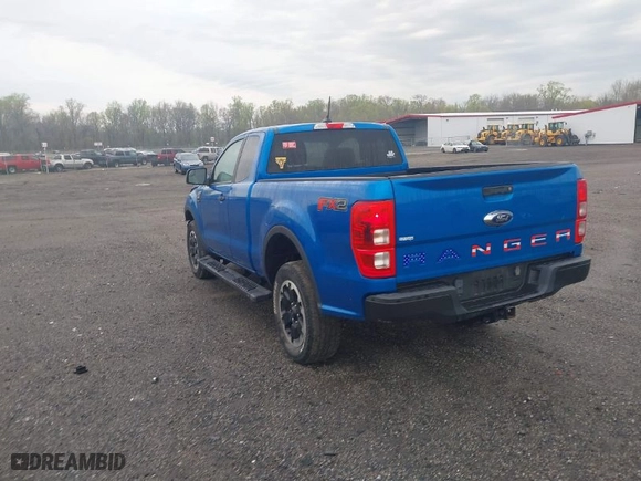 2021 Ford Ranger XL with VIN 1FTER1EH3MLD59542, listed as a IAAI auction lot 42042348 with 96,241 mi miles. Bid and sale history available at carsss.com. Image 3.