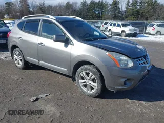 2012 Nissan Rogue SV with VIN JN8AS5MV7CW704218, listed as a IAAI auction lot 41463251 with 87,437 mi miles. Bid and sale history available at carsss.com. Image 1.