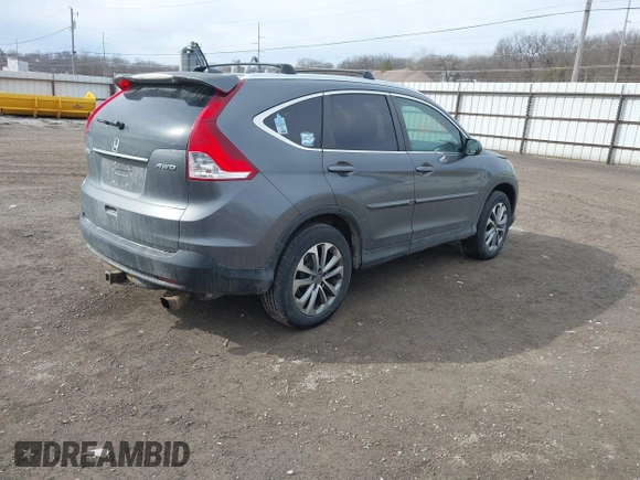 2012 Honda CR-V EX-L with VIN 2HKRM4H78CH608280, listed as a IAAI auction lot 41660971 with 192,226 mi miles. Bid and sale history available at carsss.com. Image 4.