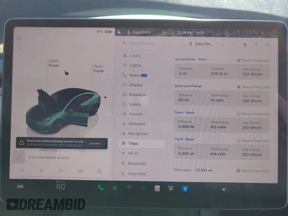 2023 Tesla Model 3 с VIN 5YJ3E1EA9PF587476, выставлен на аукционе IAAI как лот 41744170 с пробегом 27 541 миль миль и . История ставок и продаж доступна на DreamBid. Изображение 7.