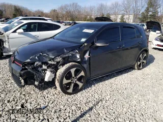 2016 Volkswagen Golf GTI S with VIN 3VW5T7AU5GM050341, listed as a Copart auction lot 48791595 with 157,442 mi miles and Salvage Title. Bid and sale history available at carsss.com. Image 1.