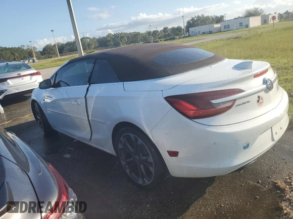 2018 Buick Cascada Premium with VIN W04WH3N5XJG063442, listed as a Copart auction lot 75447944 with Not provided miles and Salvage title. Bid and sale history available at DreamBid. Image 2.