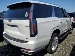 2021 Cadillac Escalade Luxury with VIN 1GYS4AKL4MR307208, listed as a Copart auction lot 74091304 with 0 mi miles and Non Repairable. Bid and sale history available at carsss.com. Image 3.