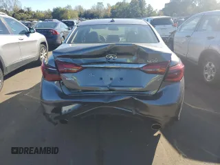 2024 Infiniti Q50 Luxe with VIN JN1EV7BR0RM631433, listed as a Copart auction lot 74363754 with 4,825 mi miles and Salvage Title. Bid and sale history available at DreamBid. Image 6.
