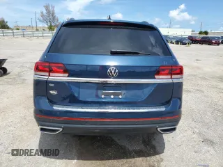 2022 Volkswagen Atlas SE with VIN 1V2WP2CA3NC554739, listed as a Copart auction lot 65341464 with 88,618 mi miles and Salvage title. Bid and sale history available at DreamBid. Image 6.