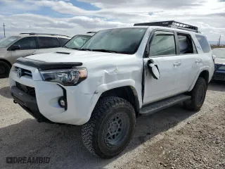2022 Toyota 4Runner TRD Off Road with VIN JTEPU5JR1N6016088, listed as a Copart auction lot 44816615 with 56,815 mi miles and Salvage Title. Bid and sale history available at carsss.com. Image 1.