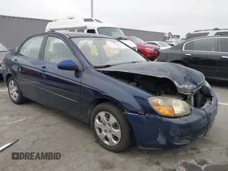 2009 Kia Spectra EX with VIN KNAFE222795594217, listed as a IAAI auction lot 42788245 with 69,965 mi miles and . Bid and sale history available at DreamBid. Image 1.