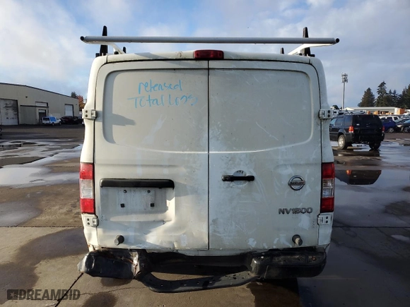 2021 Nissan NV Cargo SV with VIN 1N6BF0KM7MN805104, listed as a Copart auction lot 87334444 with 55,220 mi miles and Salvage Title. Bid and sale history available at carsss.com. Image 6.