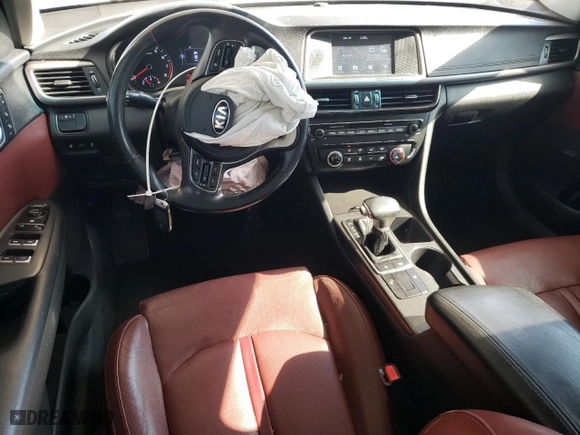 2017 Kia Optima LX 1.6T with VIN 5XXGT4L1XHG170765, listed as a Copart auction lot 78014084 with 119,583 mi miles and Salvage Title. Bid and sale history available at carsss.com. Image 8.