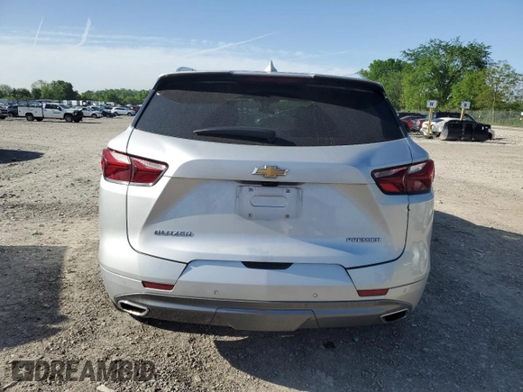 2020 Chevrolet Blazer Premier with VIN 3GNKBFRS0LS716394, listed as a Copart auction lot 57030775 with 54,665 mi miles and Salvage title. Bid and sale history available at DreamBid. Image 6.