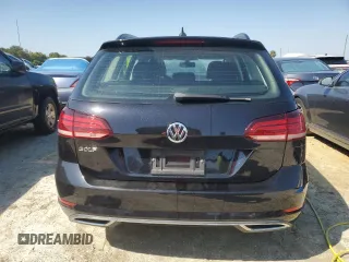 2019 Volkswagen Golf SportWagen S with VIN 3VWY57AU5KM510663, listed as a Copart auction lot 75022774 with 43,595 mi miles and Non Repairable. Bid and sale history available at carsss.com. Image 6.