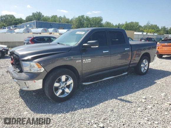 2017 Ram 1500 Big Horn z VIN 1C6RR7TT6HS661468, wystawiony jako Copart lot #62992085 z przebiegiem 108 294 mil mil oraz Szkoda całkowita • Salvage title. Historia ofert i sprzedaży dostępna na DreamBid. Obrazek 1.