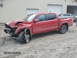 2021 Toyota Tacoma 4WD SR with VIN 3TMCZ5AN7MM371380, listed as a Copart auction lot 49846625 with 57,553 mi miles and Salvage Title. Bid and sale history available at carsss.com. Image 1.