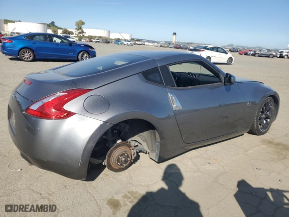 2017 Nissan 370Z with VIN JN1AZ4EH9HM951224, listed as a Copart auction lot 48240835 with NaN miles and Salvage Title. Bid and sale history available at carsss.com. Image 3.