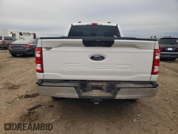 2023 Ford F-150 XL with VIN 1FTMF1CB4PKE99998, listed as a Copart auction lot 46230585 with 22,330 mi miles and Salvage Title. Bid and sale history available at carsss.com. Image 6.