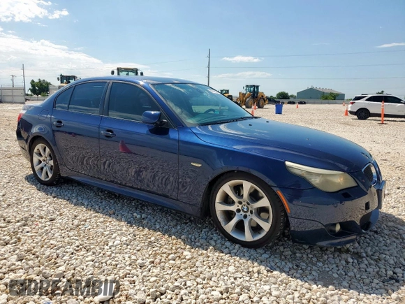 2008 BMW 5 Series 535i with VIN WBANW13558CZ84027, listed as a Copart auction lot 59748325 with 134,259 mi miles and Salvage title. Bid and sale history available at DreamBid. Image 4.