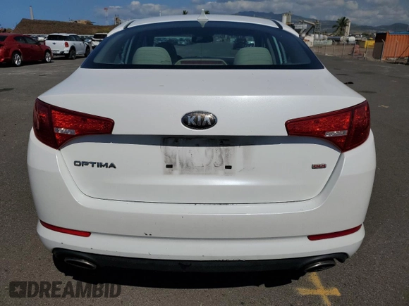 2013 Kia Optima LX with VIN KNAGM4A78D5351671, listed as a Copart auction lot 45056455 with 55,541 mi miles and Clean Title. Bid and sale history available at carsss.com. Image 6.