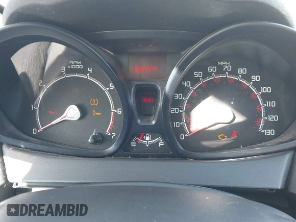 2012 Ford Fiesta S with VIN 3FADP4AJXCM187721, listed as a IAAI auction lot 41269984 with 118,474 mi miles. Bid and sale history available at carsss.com. Image 7.