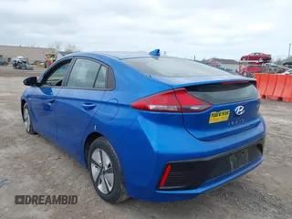 2017 Hyundai Ioniq Blue with VIN KMHC65LC7HU024102, listed as a IAAI auction lot 42057067 with 126,313 mi miles and . Bid and sale history available at DreamBid. Image 3.