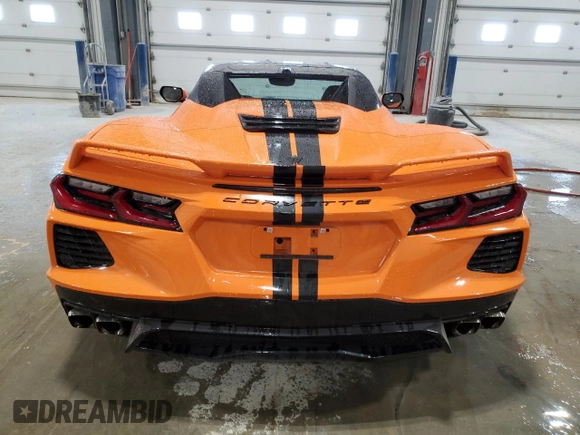 2022 Chevrolet Corvette 3LT with VIN 1G1YC3D49N5116650, listed as a Copart auction lot 44043264 with 5,021 mi miles. Bid and sale history available at carsss.com. Image 6.