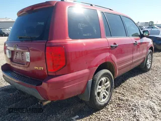 2005 Honda Pilot EX-L with VIN 5FNYF18505B022497, listed as a IAAI auction lot 41994385 with 199,143 mi miles. Bid and sale history available at carsss.com. Image 4.