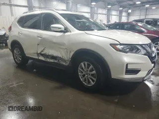 2020 Nissan Rogue S with VIN KNMAT2MV5LP540002, listed as a Copart auction lot 52497215 with 44,000 mi miles and Salvage Title. Bid and sale history available at DreamBid. Image 4.