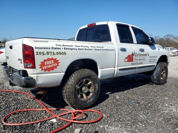 2004 Dodge Ram 2500 SLT with VIN 3D7KU28C74G234246, listed as a Copart auction lot 44769785 with 342,168 mi miles and Salvage Title. Bid and sale history available at carsss.com. Image 3.