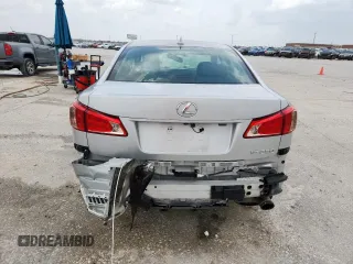 2013 Lexus IS 250 with VIN JTHBF5C2XD5191547, listed as a Copart auction lot 63489765 with 150,290 mi miles and Salvage title. Bid and sale history available at DreamBid. Image 6.
