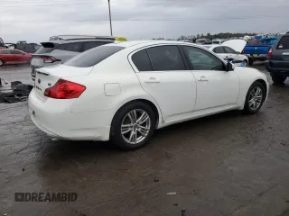 2012 Infiniti G25 Journey with VIN JN1DV6AP7CM700342, listed as a Copart auction lot 80488854 with 151,493 mi miles and Salvage Title. Bid and sale history available at DreamBid. Image 3.