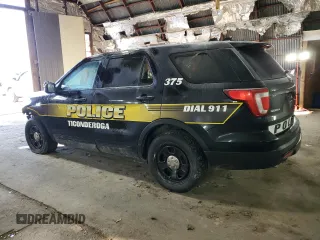 2017 Ford Police Interceptor Utility z VIN 1FM5K8AR0HGE01722, wystawiony jako Copart lot #50491815 z przebiegiem 187 912 mil mil oraz Szkody całkowita. Historia ofert i sprzedaży dostępna na DreamBid. Obrazek 2.