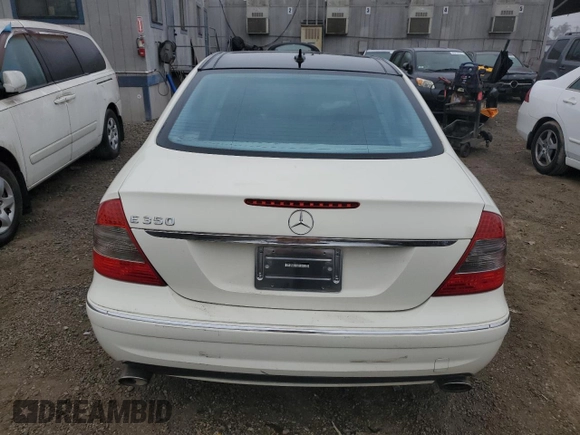 2009 Mercedes-Benz E-Class Luxury 3.5L with VIN WDBUF56X09B437014, listed as a Copart auction lot 85809224 with 168,431 mi miles and Salvage Title. Bid and sale history available at carsss.com. Image 6.