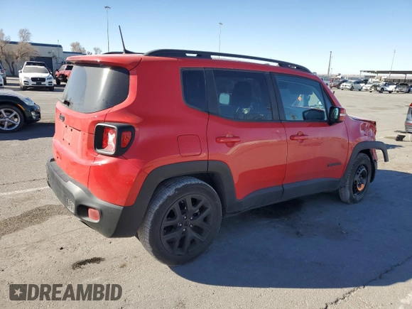2018 Jeep Renegade Altitude with VIN ZACCJABBXJPJ55128, listed as a Copart auction lot 46362905 with 66,798 mi miles and Clean Title. Bid and sale history available at DreamBid. Image 3.