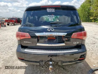 2013 Infiniti QX56 with VIN JN8AZ2NF0D9551134, listed as a Copart auction lot 58924945 with 167,585 mi miles and Clean title. Bid and sale history available at DreamBid. Image 6.