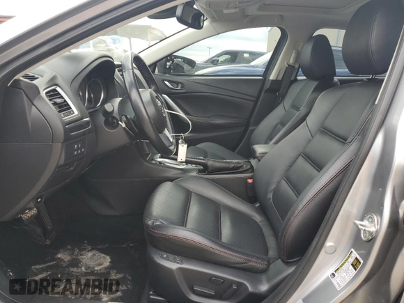 2015 Mazda 6 i Grand Touring with VIN JM1GJ1W69F1172141, listed as a Copart auction lot 53512825 with Not Provided miles and Salvage Title. Bid and sale history available at DreamBid. Image 7.