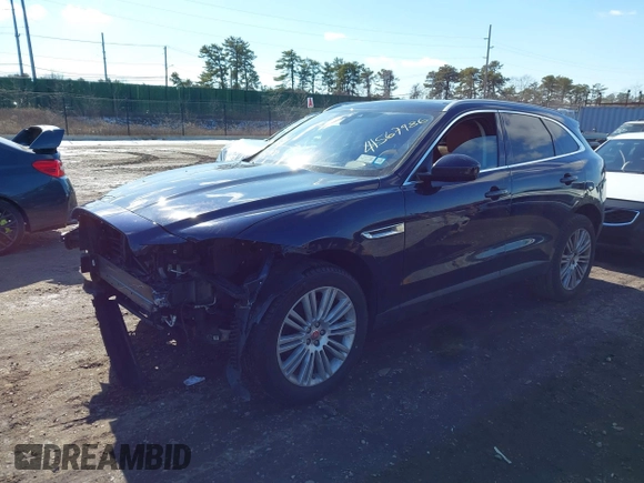 2020 Jaguar F-Pace 30t Portfolio with VIN SADCN2GX6LA659099, listed as a IAAI auction lot 41567986 with 46,058 mi miles and . Bid and sale history available at DreamBid. Image 19.