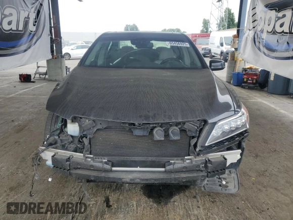 2014 Acura RLX Technology with VIN JH4KC1F51EC004264, listed as a Copart auction lot 65456925 with 77,382 mi miles and Salvage title. Bid and sale history available at DreamBid. Image 5.