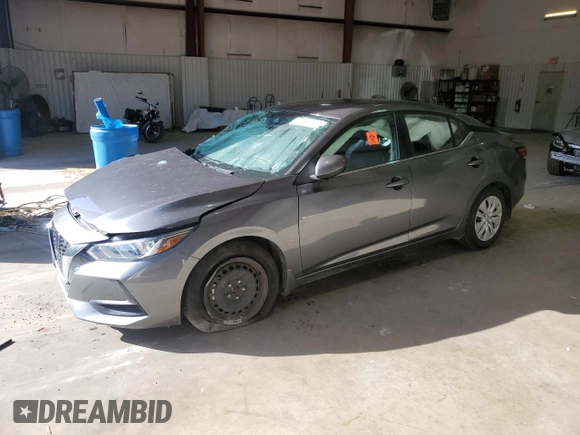 2021 Nissan Sentra S with VIN 3N1AB8BV5MY304641, listed as a Copart auction lot 52091315 with 37,319 mi miles and Salvage Title. Bid and sale history available at DreamBid. Image 1.