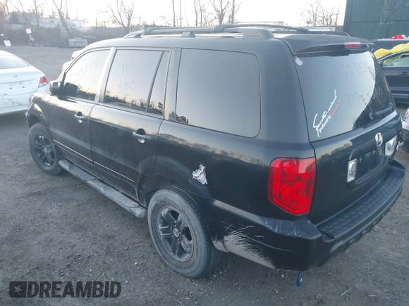 2003 Honda Pilot EX with VIN 2HKYF18423H506550, listed as a IAAI auction lot 41766510 with 999,999 mi miles. Bid and sale history available at carsss.com. Image 3.