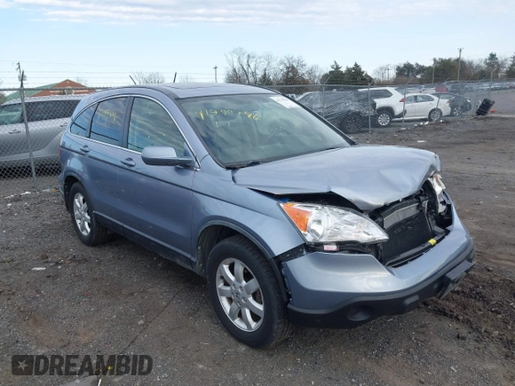 2008 Honda CR-V EX-L with VIN JHLRE48748C057560, listed as a IAAI auction lot 41749846 with 215,039 mi miles. Bid and sale history available at carsss.com. Image 1.