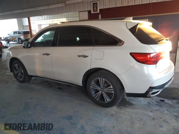 2017 Acura MDX with VIN 5FRYD4H3XHB026694, listed as a Copart auction lot 88740495 with 90,417 mi miles and Salvage Title. Bid and sale history available at carsss.com. Image 2.