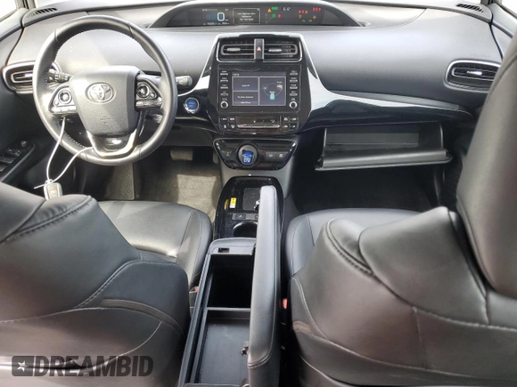 2020 Toyota Prius LE with VIN JTDL9RFU3L3013121, listed as a Copart auction lot 52423385 with 75,229 mi miles and Salvage title. Bid and sale history available at DreamBid. Image 8.