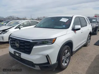 2023 Honda Pilot EX-L 8 Passenger with VIN 5FNYG1H45PB058788, listed as a IAAI auction lot 41787818 with 17,477 mi miles. Bid and sale history available at carsss.com. Image 17.