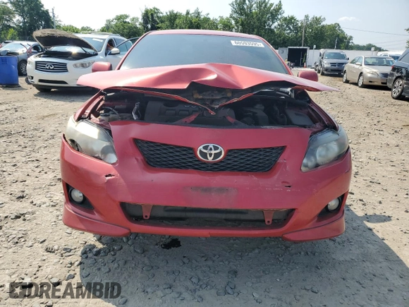 2010 Toyota Corolla with VIN 2T1BU4EE0AC444091, listed as a Copart auction lot 60593595 with 179,227 mi miles and Salvage title. Bid and sale history available at DreamBid. Image 5.